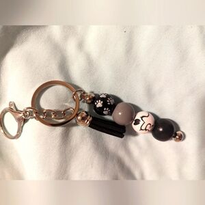 Animal print keychain